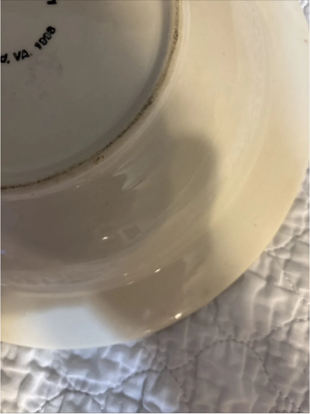 Vintage Emerson Creek Pottery Whimsical Angel Cat Bowl 1990s. (1098)